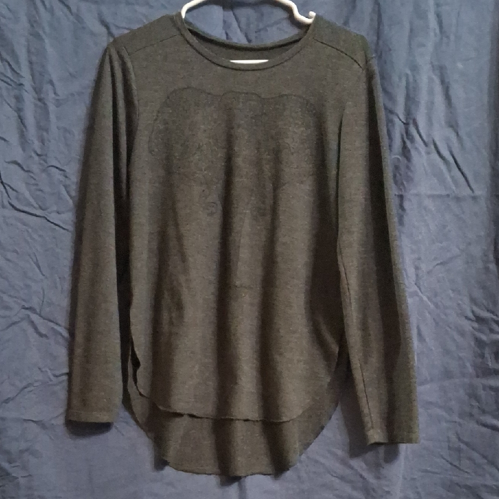 L.O.L. Vintage Charcoal Crew Neck Sweater